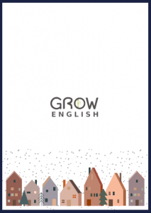 Infographics with Grow English Logo 