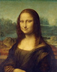 Painting of Mona Lisa by Leonardo Da Vinci
